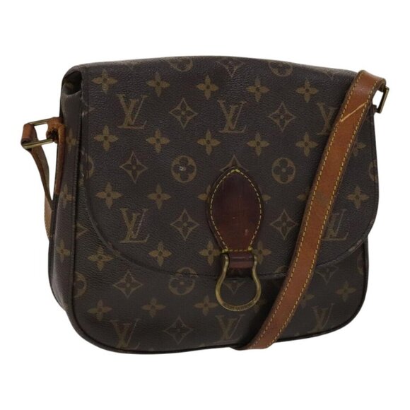 LOUIS VUITTON Monogram Saint Cloud GM Shoulder Bag M51242 LV Auth 111153 - Picture 1 of 15